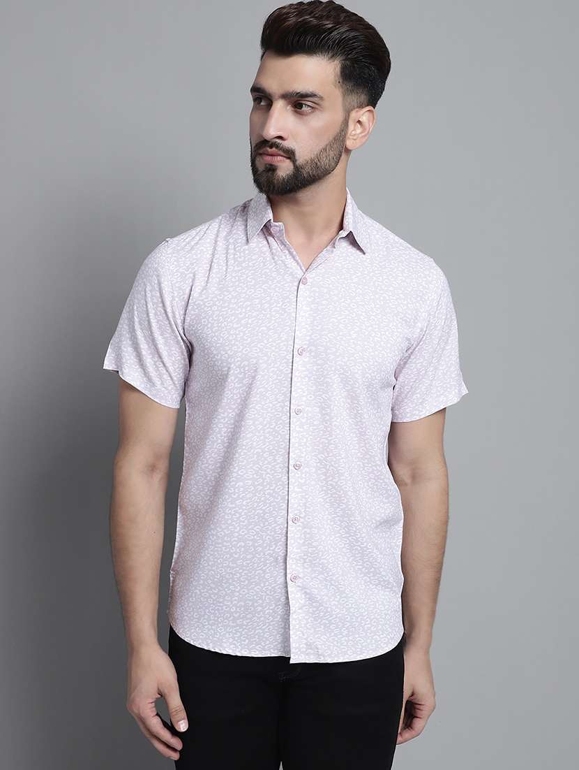mens animal print casual shirt - 20002319 - Zoom Image - 0