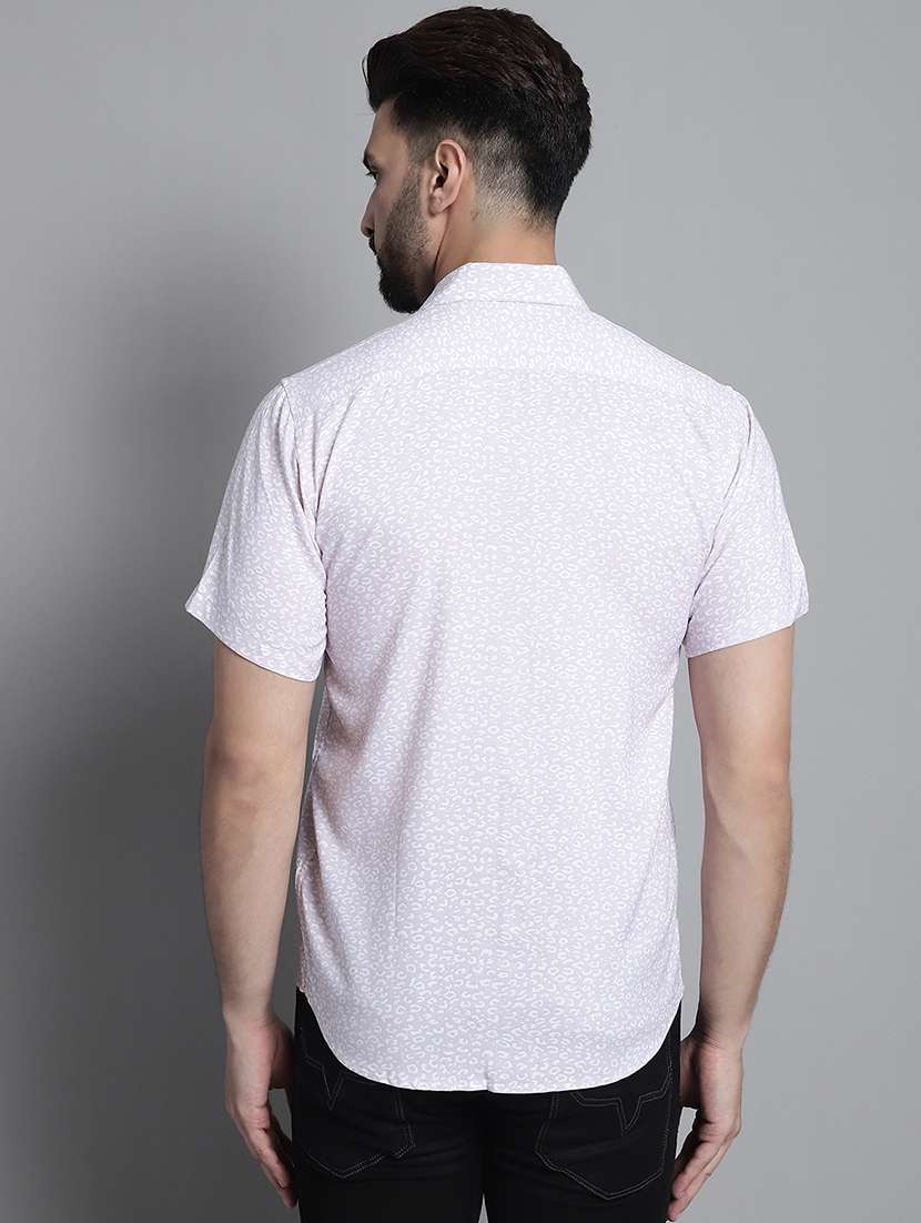 mens animal print casual shirt - 20002319 - Standard Image - 2