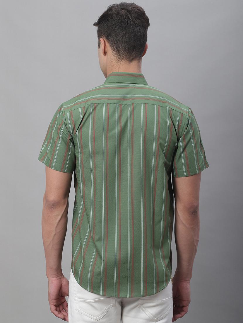 mens stripes casual shirt - 20002333 - Standard Image - 2
