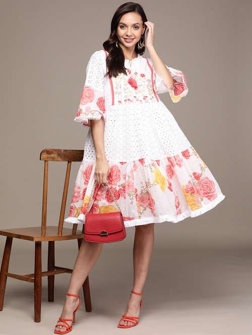 women's fit & flare mini dress - 20002498 -  Standard Image - 0
