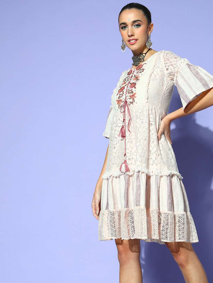 women's tiered dress animal print dress