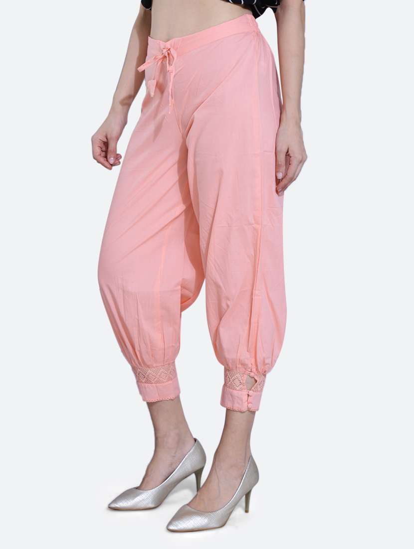 mid rise solid cropped trouser - 20002544 -  Standard Image - 2