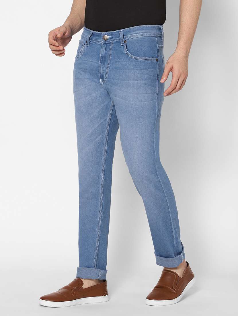 mens slim fit plain jeans - 20005530 -  Standard Image - 2
