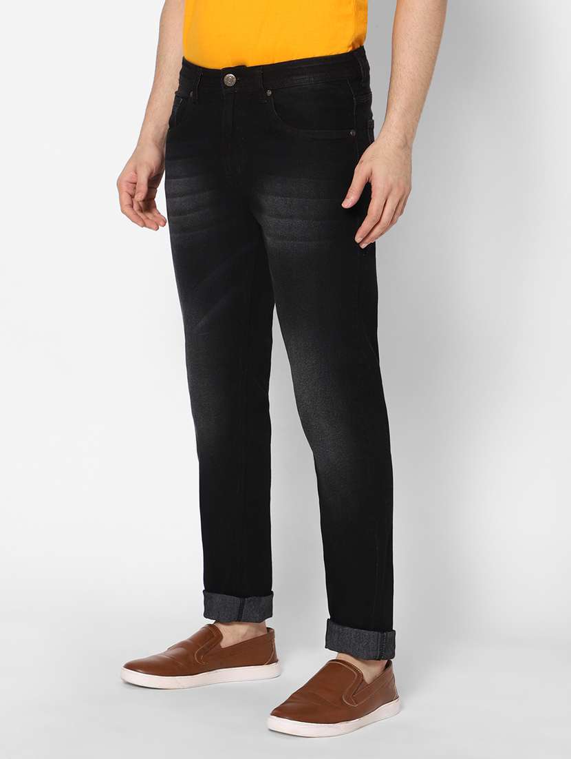 mens slim fit plain jeans - 20005532 - Standard Image - 2