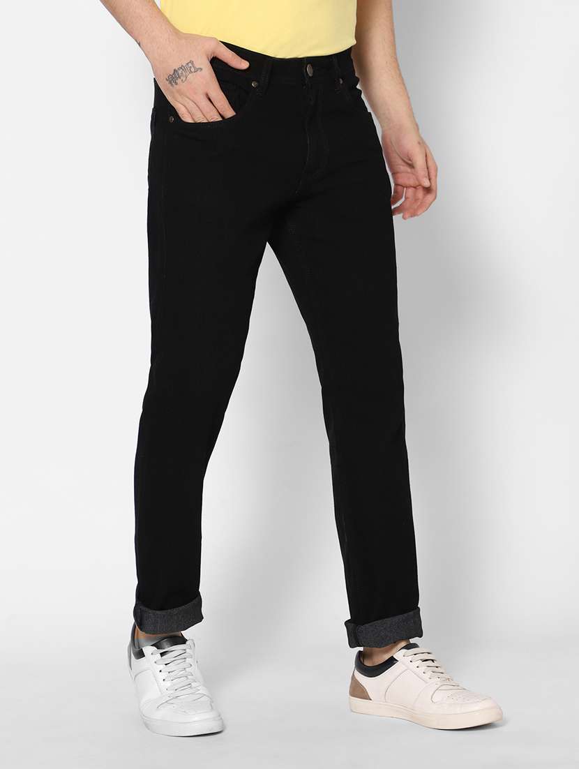mens slim fit plain jeans - 20005534 - Standard Image - 2