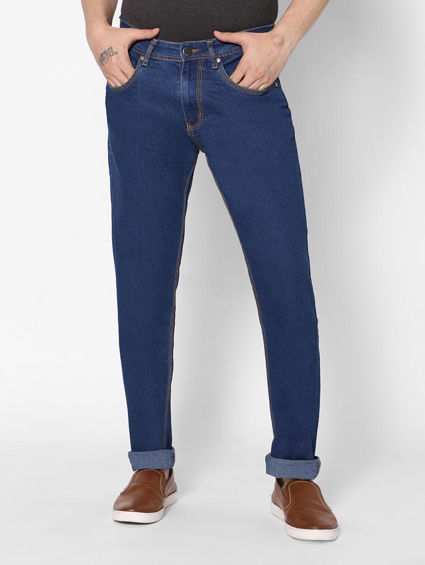 men solid mid rise jeans - 20005543 - Zoom Image - 0