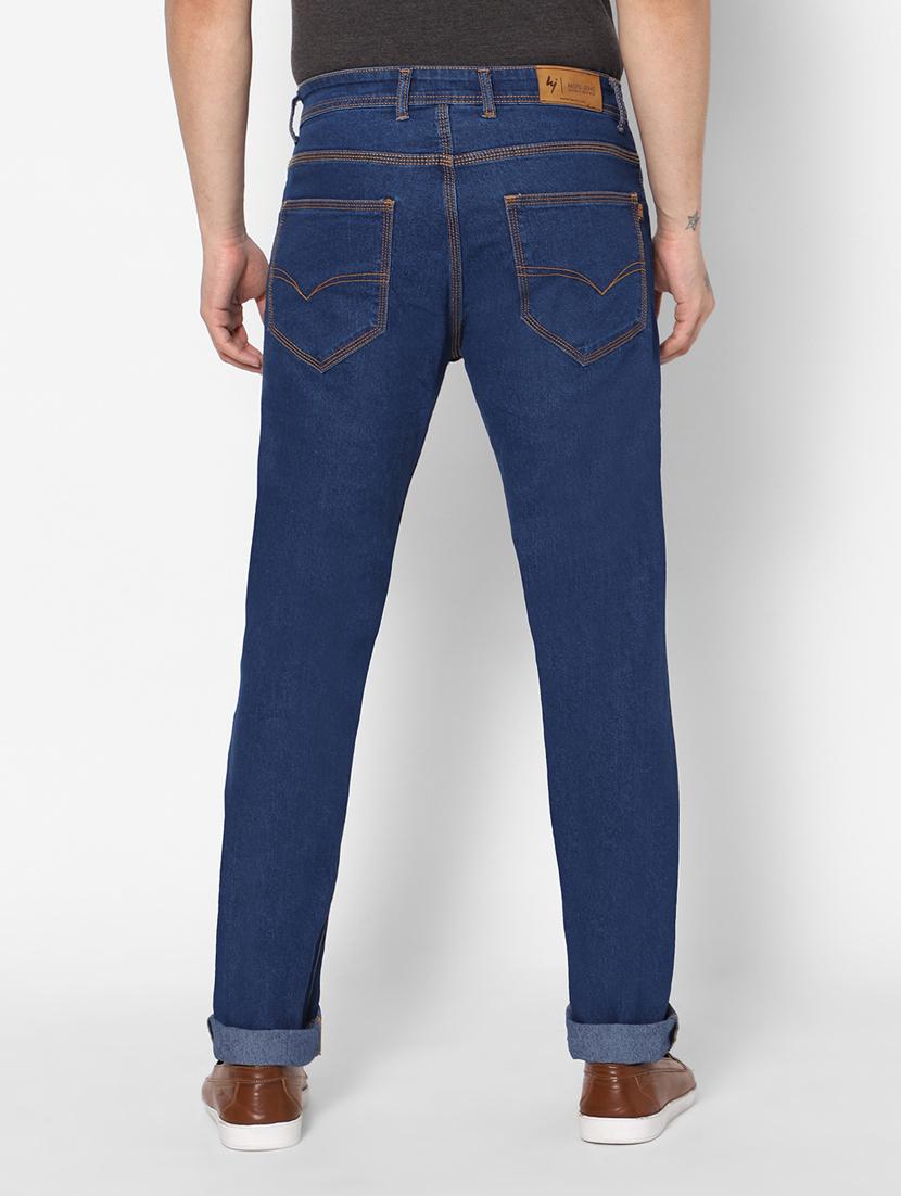 men solid mid rise jeans - 20005543 - Standard Image - 2