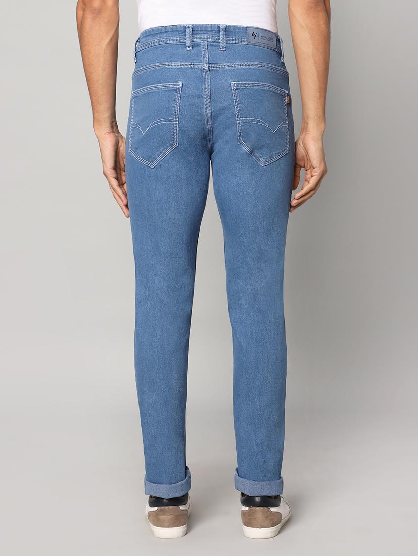 mens slim fit plain jeans - 20005546 - Standard Image - 2