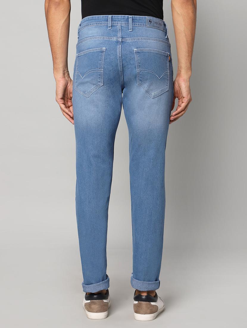 mens slim fit plain jeans - 20005547 - Standard Image - 2