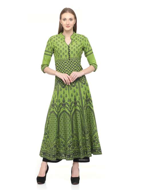 women's flared kurta - 20007189 - Standard Image - 0