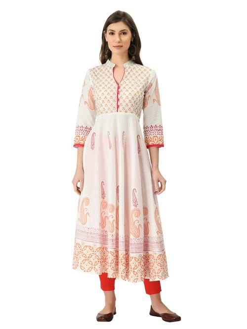 women's flared kurta - 20007211 - Standard Image - 0