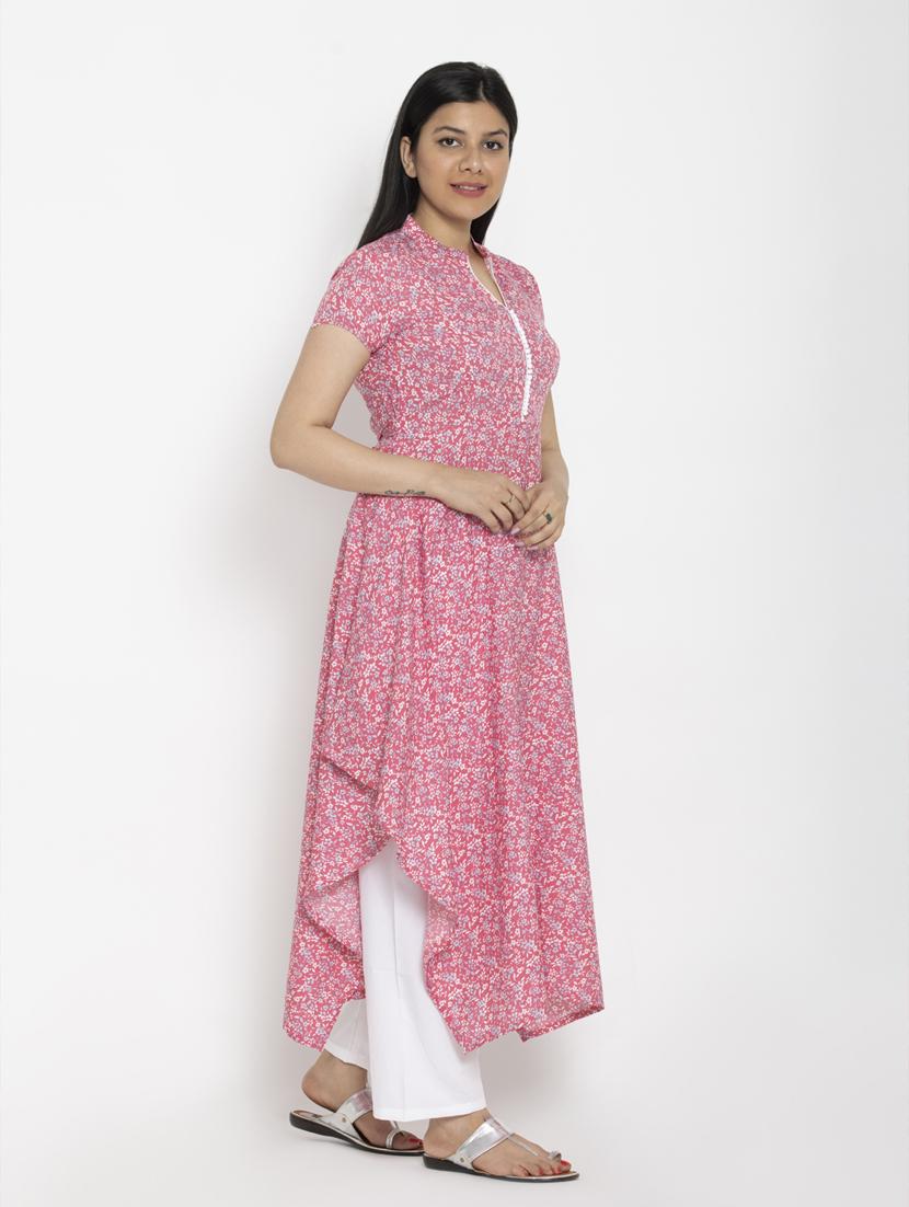 women's asymmetric kurta - 20007217 - Standard Image - 2