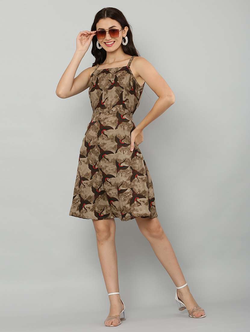 women's fit & flare quirky dress
