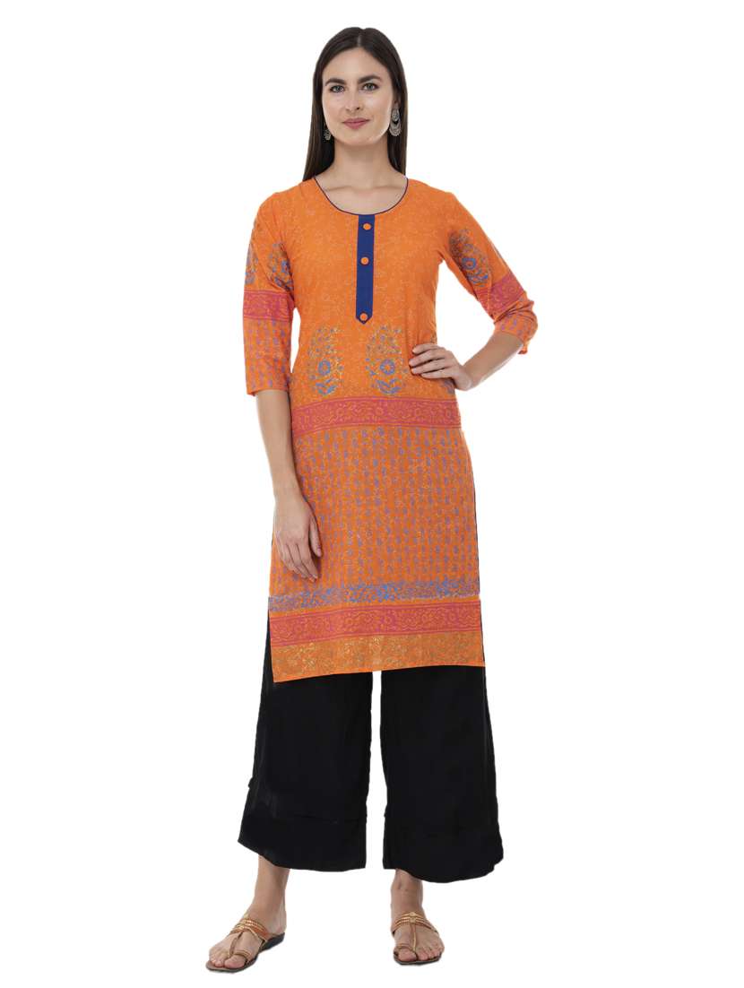 women's straight kurta - 20007257 - Zoom Image - 0