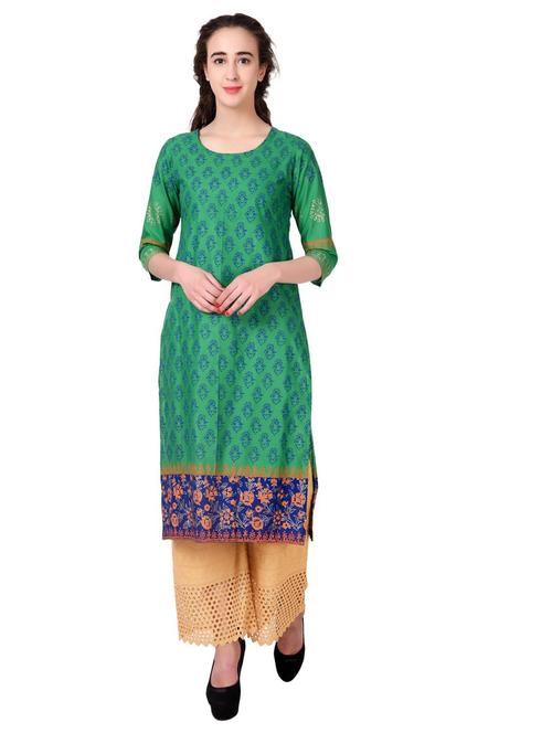 women's straight kurta - 20007294 - Standard Image - 0