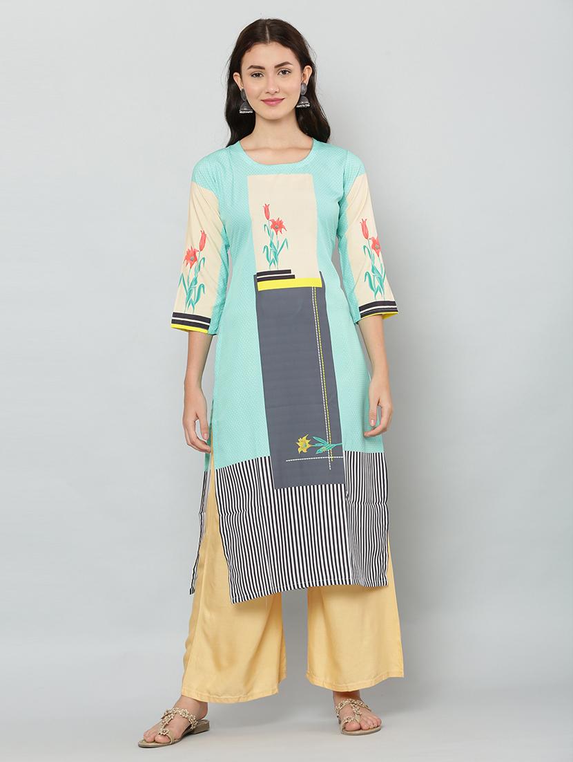 women's straight kurta - 20007310 - Zoom Image - 0