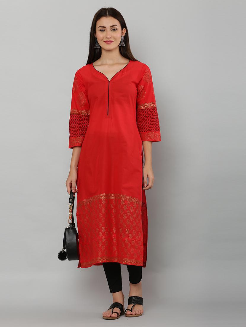 women's straight kurta - 20007312 - Zoom Image - 0