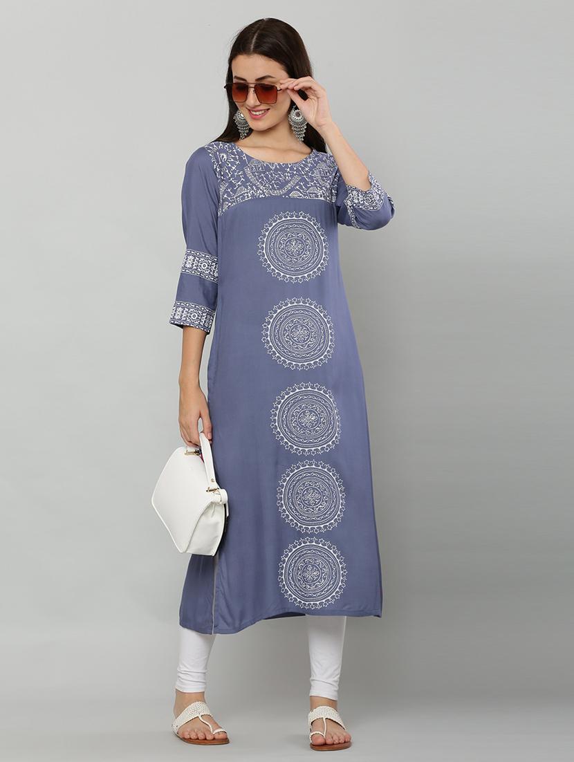 women's straight kurta - 20007319 - Zoom Image - 0