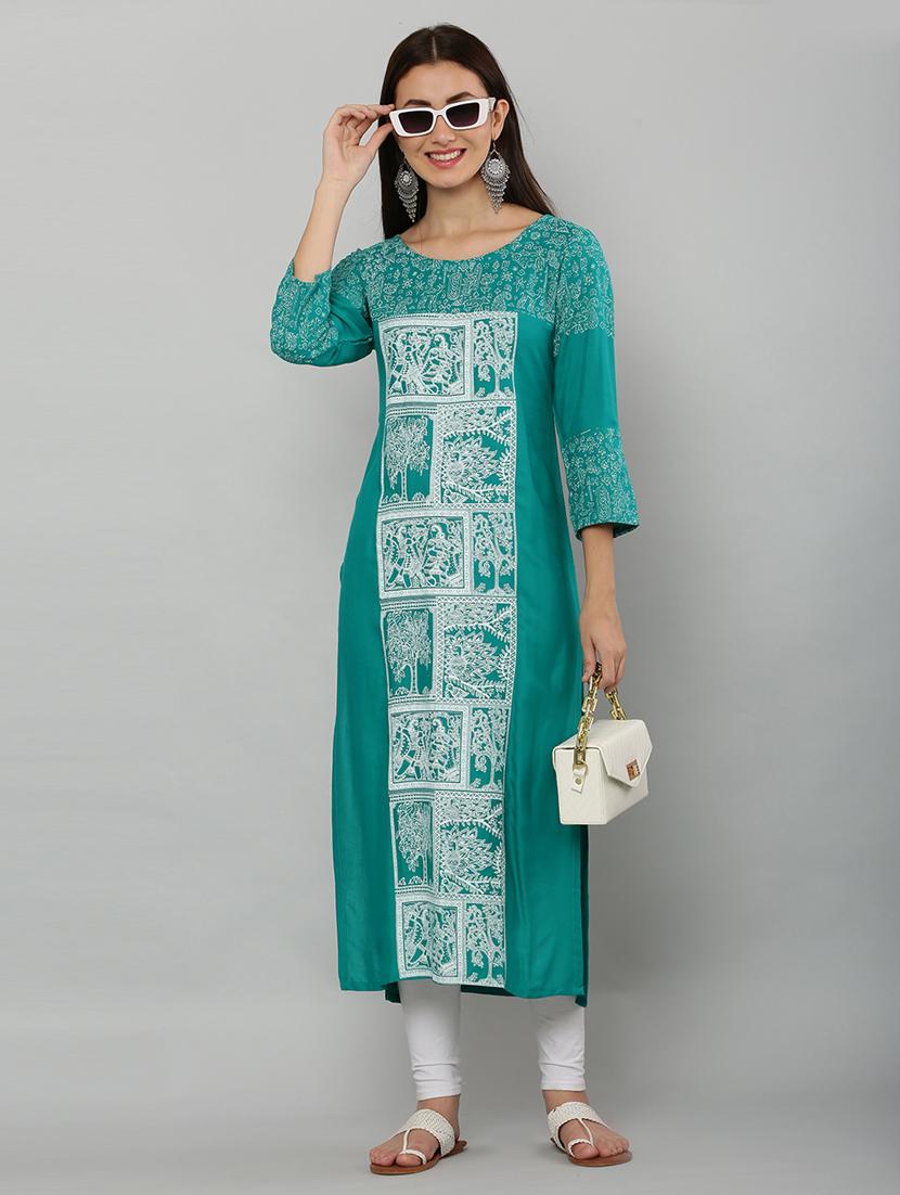women's straight kurta - 20007320 -  Zoom Image - 0