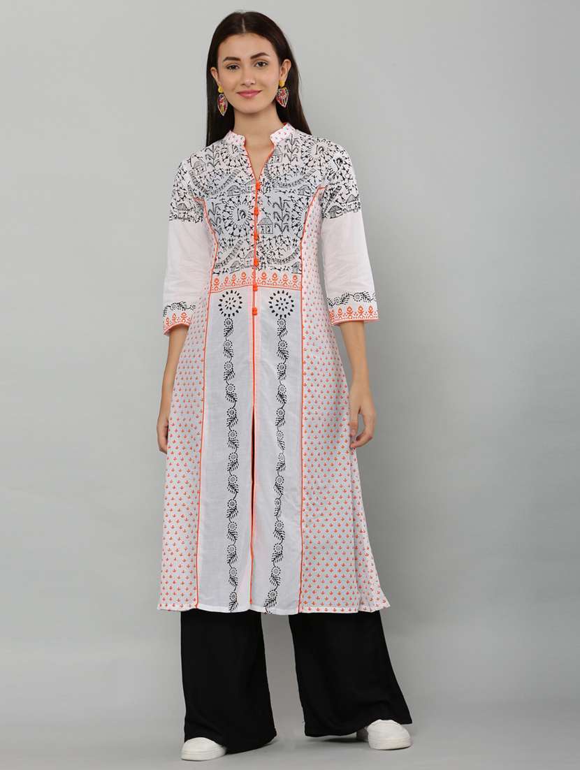 women's front slit kurta