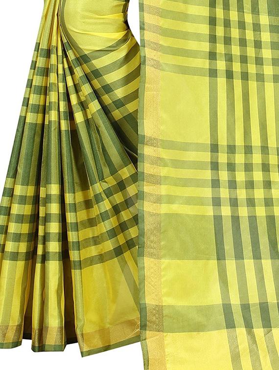 self design woven saree with blouse - 20007967 - Standard Image - 2
