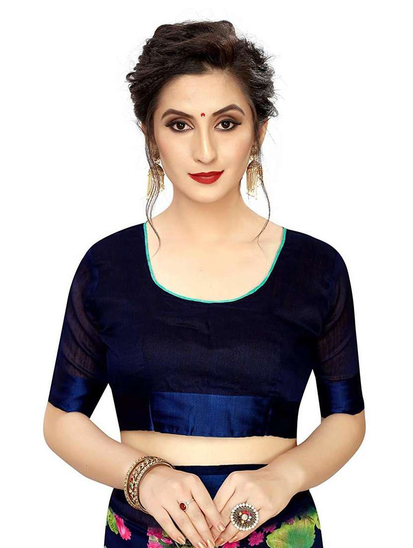 printed saree with blouse piece - 20008264 -  Standard Image - 2