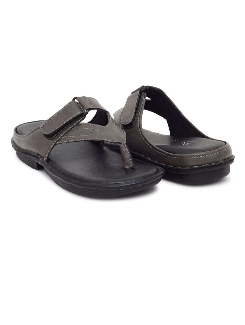 yellow pu toe separator slippers - 20008697 -  Standard Image - 2