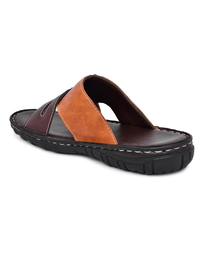 tan synthetic slip on sandals - 20008747 - Standard Image - 2