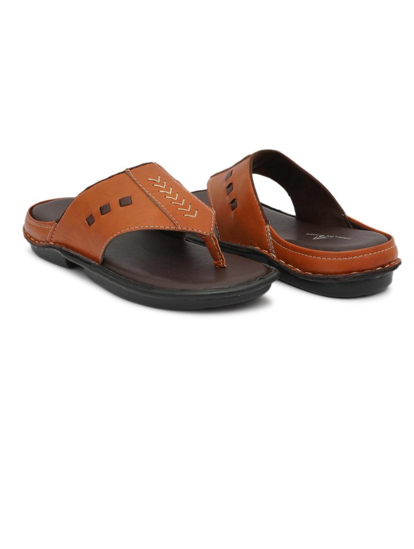 tan pu toe separator slippers - 20008766 - Standard Image - 2