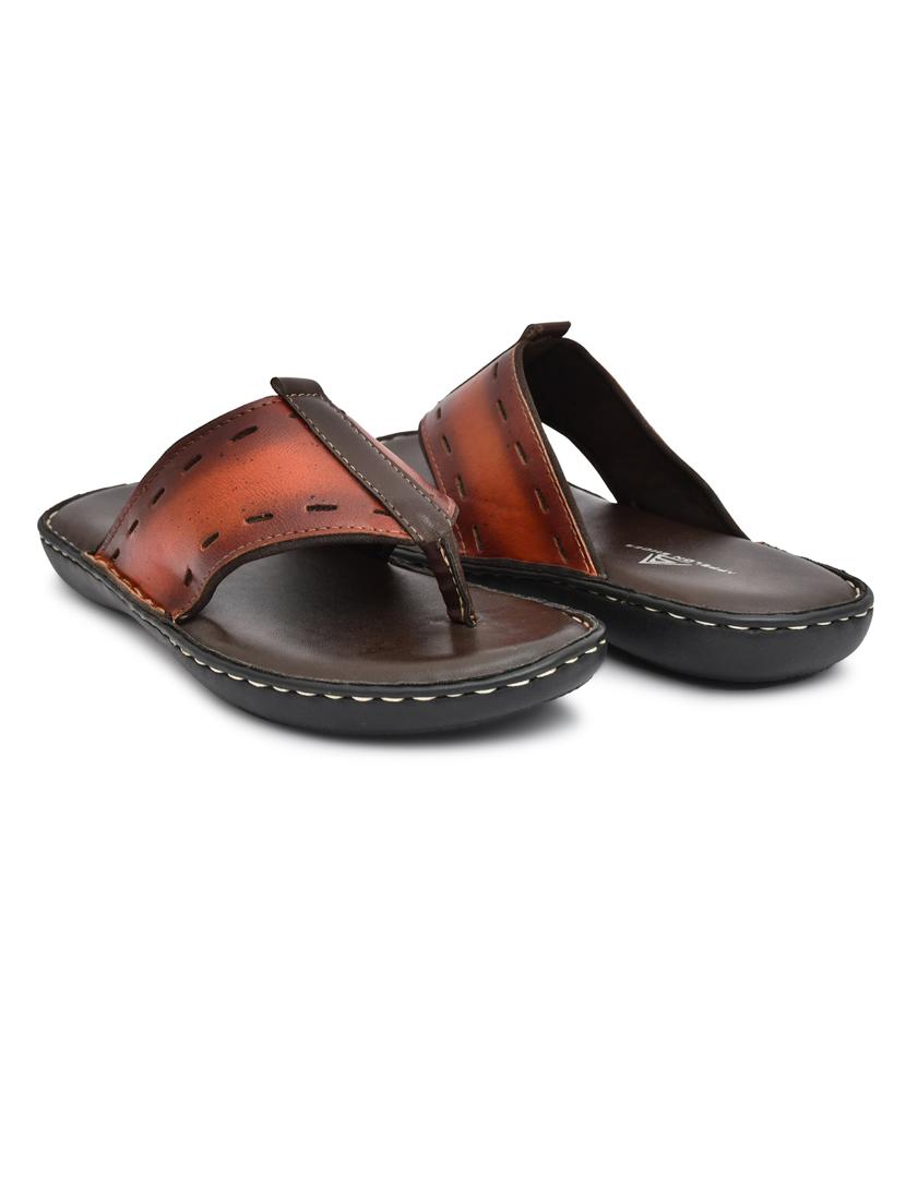 tan pu toe separator slippers - 20008767 - Standard Image - 2