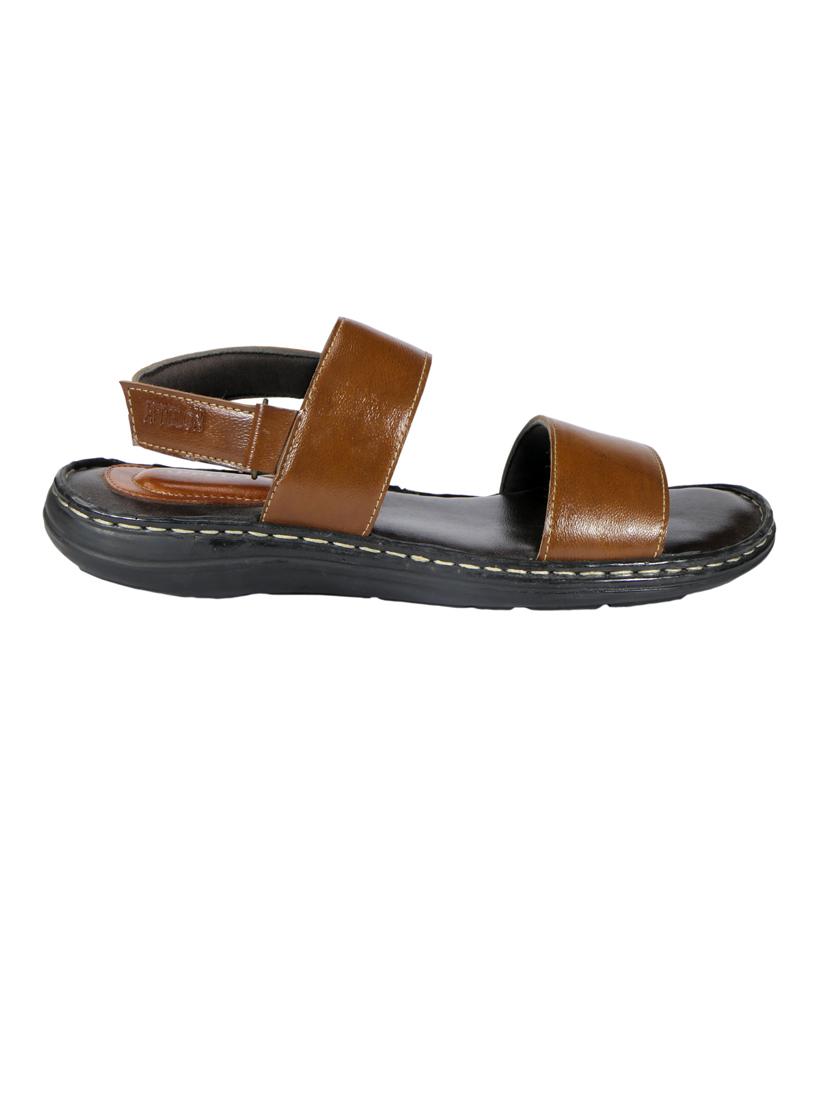 tan synthetic slip on sandals - 20008785 - Standard Image - 2