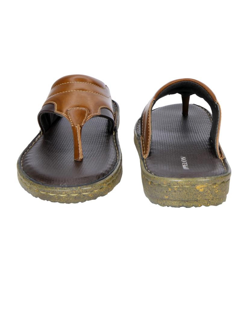 tan pu toe separator slippers - 20008791 - Standard Image - 2