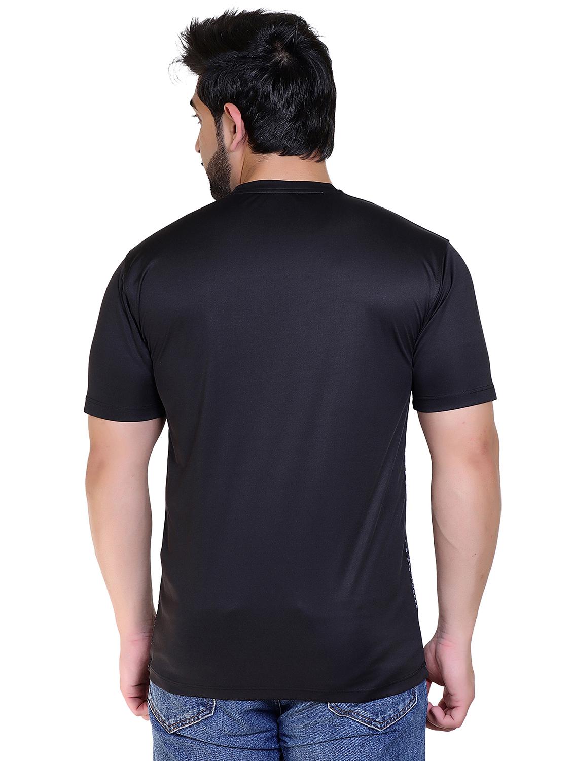 men black printed regular t-shirt - 20009492 - Standard Image - 2