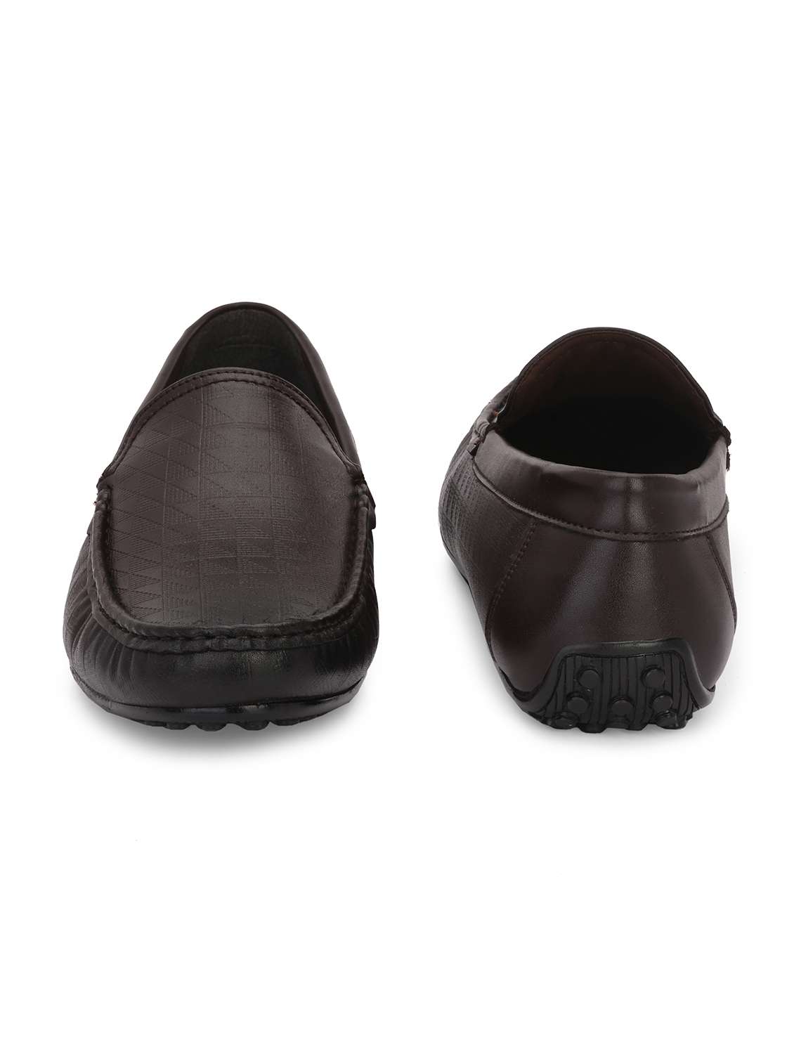 brown solid slip on loafer - 20009648 -  Standard Image - 2