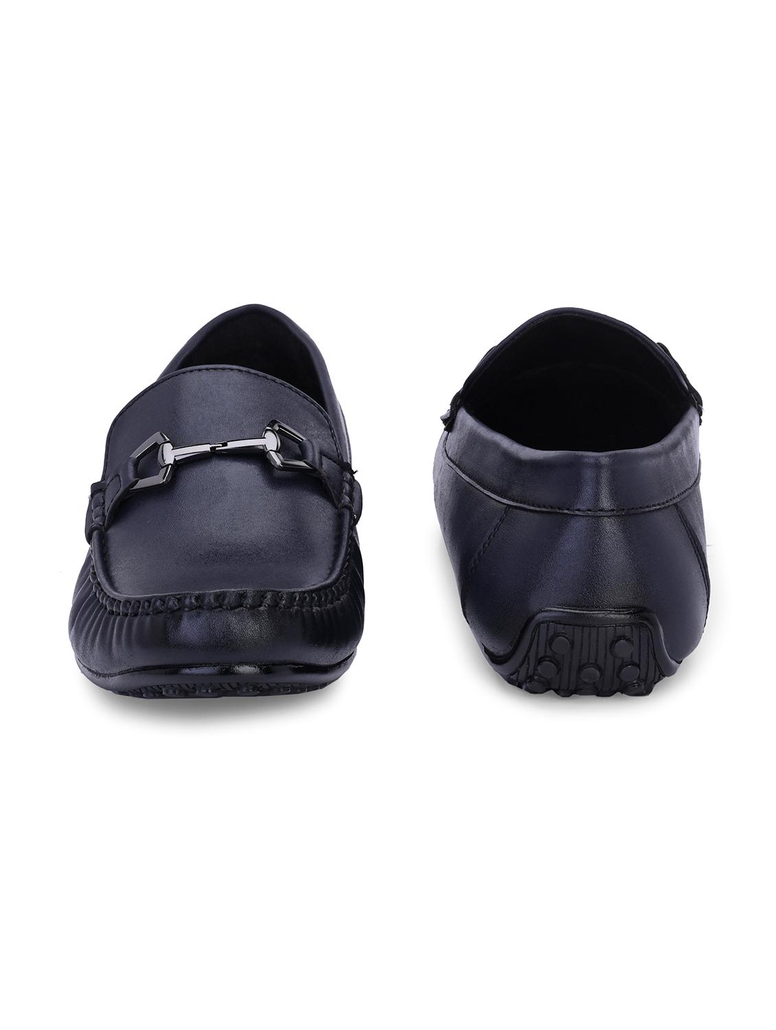 blue solid slip on loafer - 20009657 - Standard Image - 2
