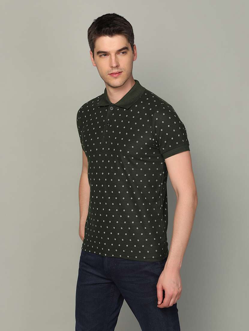 mens printed polo t-shirt - 20010050 - Standard Image - 2