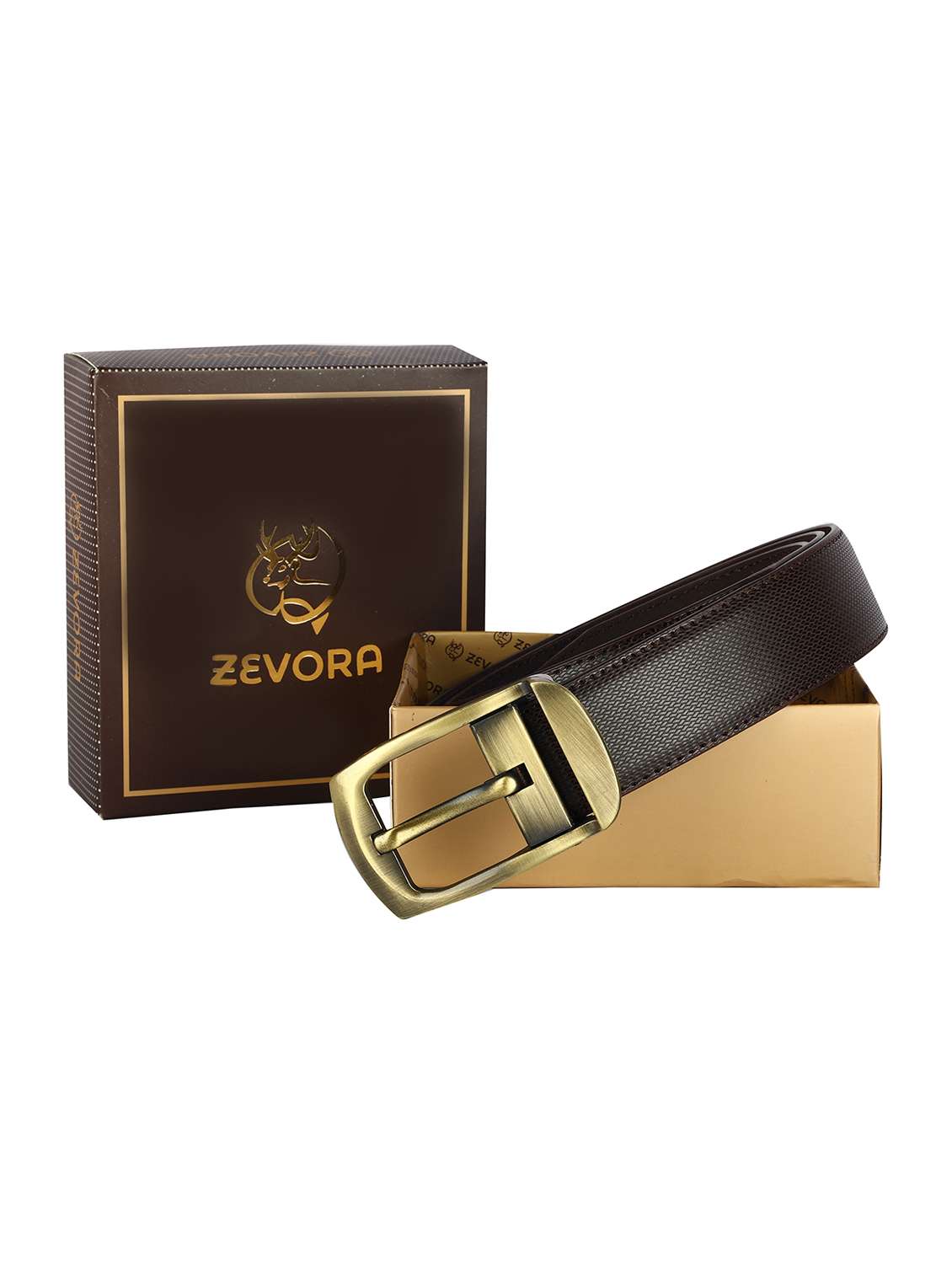 brown leather belt - 20011311 -  Standard Image - 2