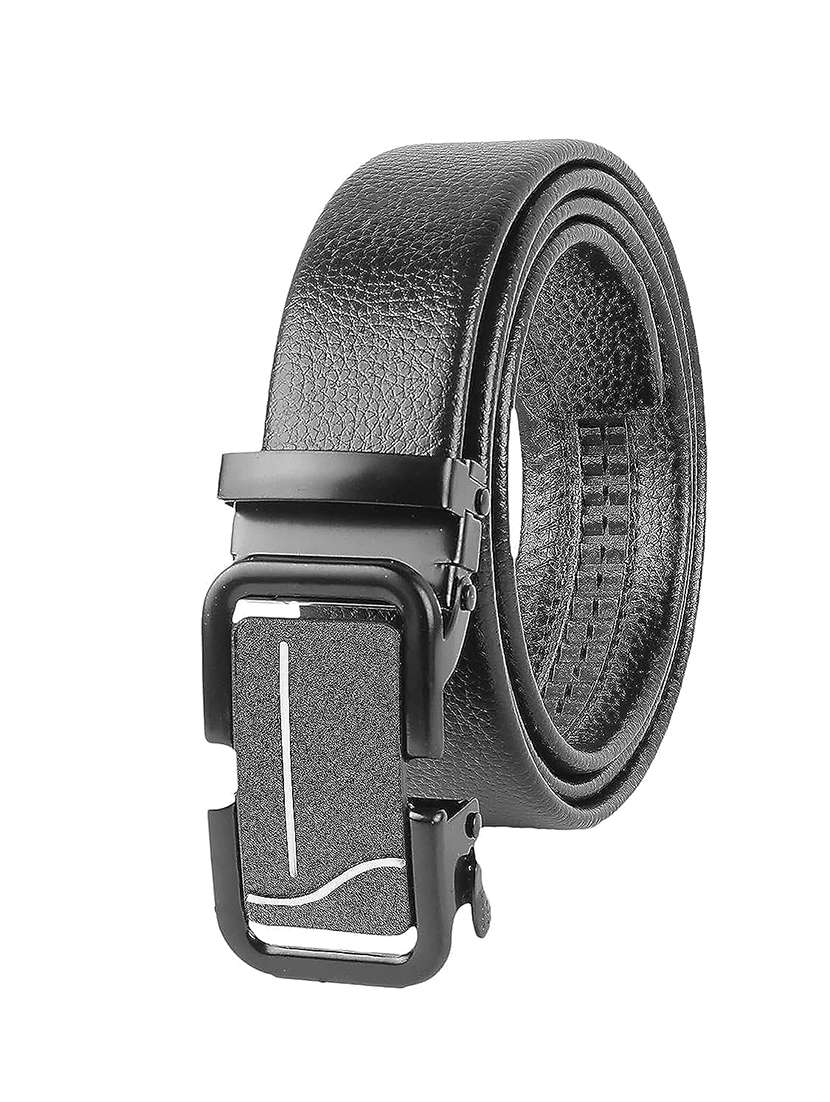 black leather belt