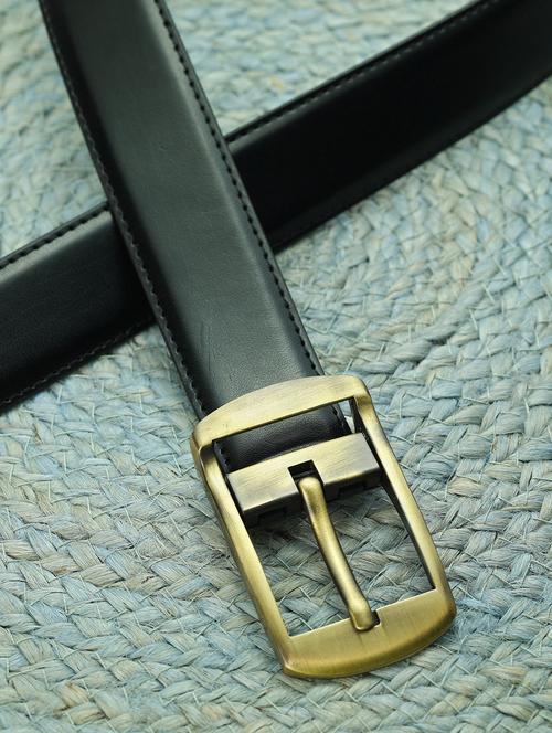black leather belt - 20011375 - Standard Image - 0