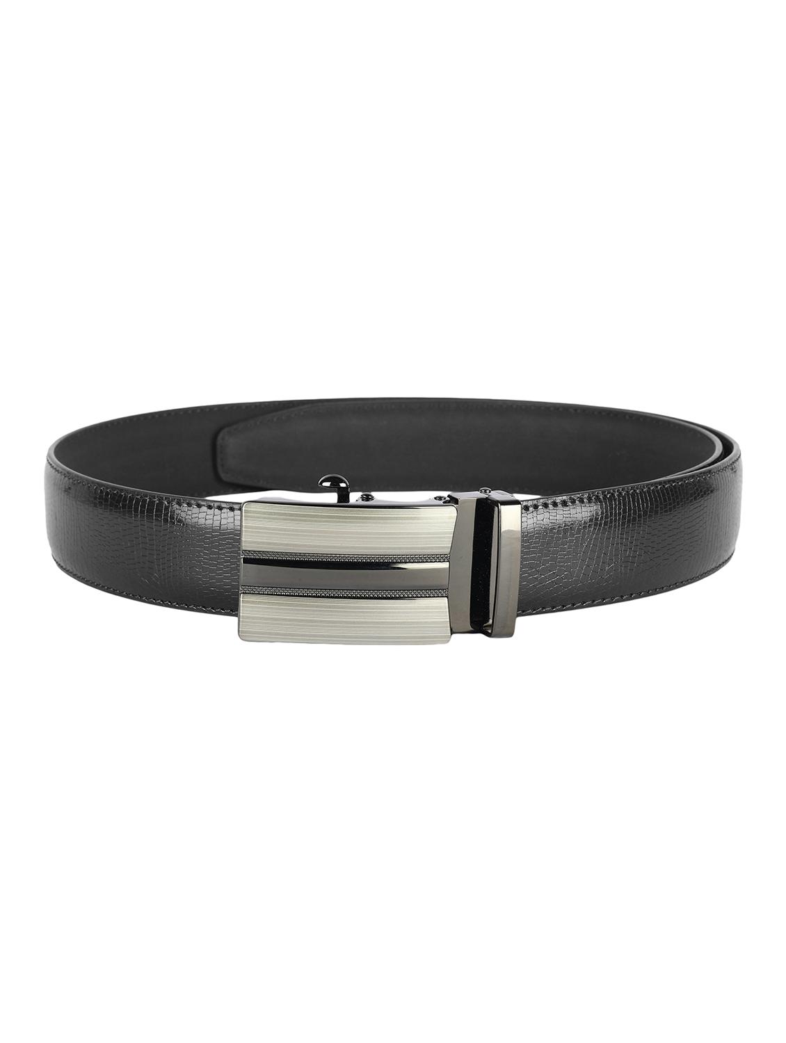 black leather belt - 20011434 - Standard Image - 2