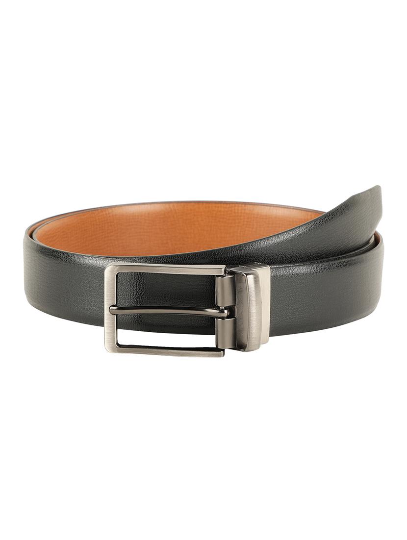 men black leather belt - 20011468 - Standard Image - 2
