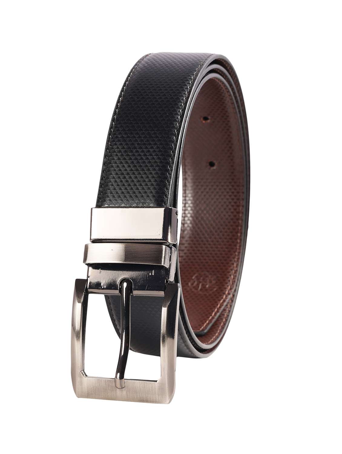 men brown leather belt