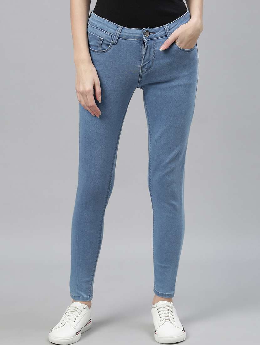 women's plain slim fit jeans - 20011580 - Zoom Image - 0