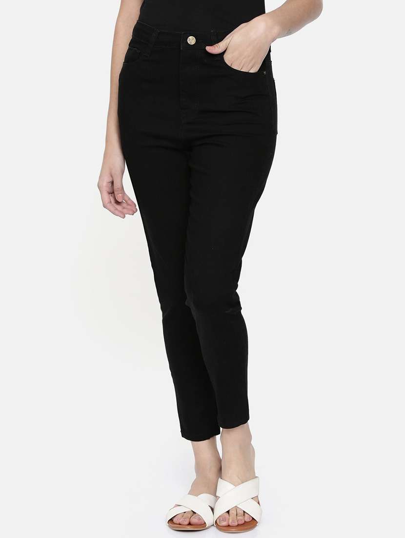 women's plain slim fit jeans