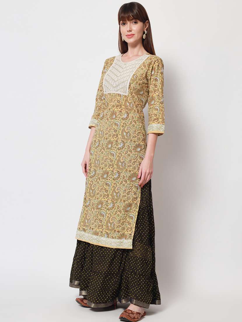 Women's Straight Kurta - 20011858 -  Standard Image - 2