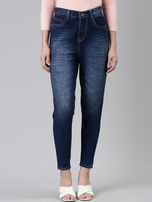 women's plain slim fit jeans - 20011892 - Standard Image - 0