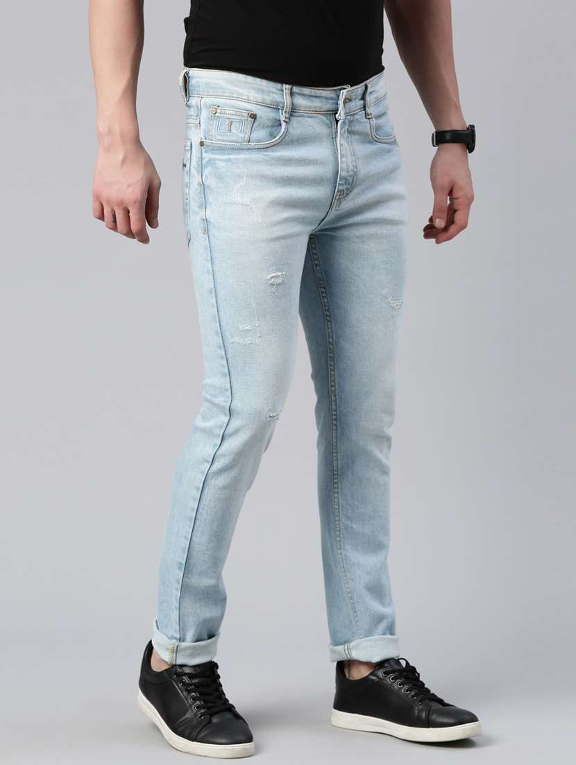mens slim fit plain jeans - 20011919 -  Standard Image - 2