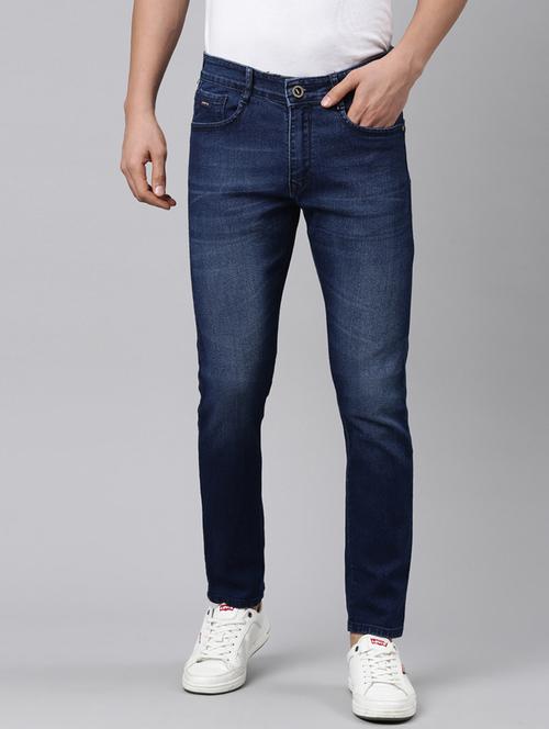 mens slim fit plain jeans - 20011929 - Standard Image - 0