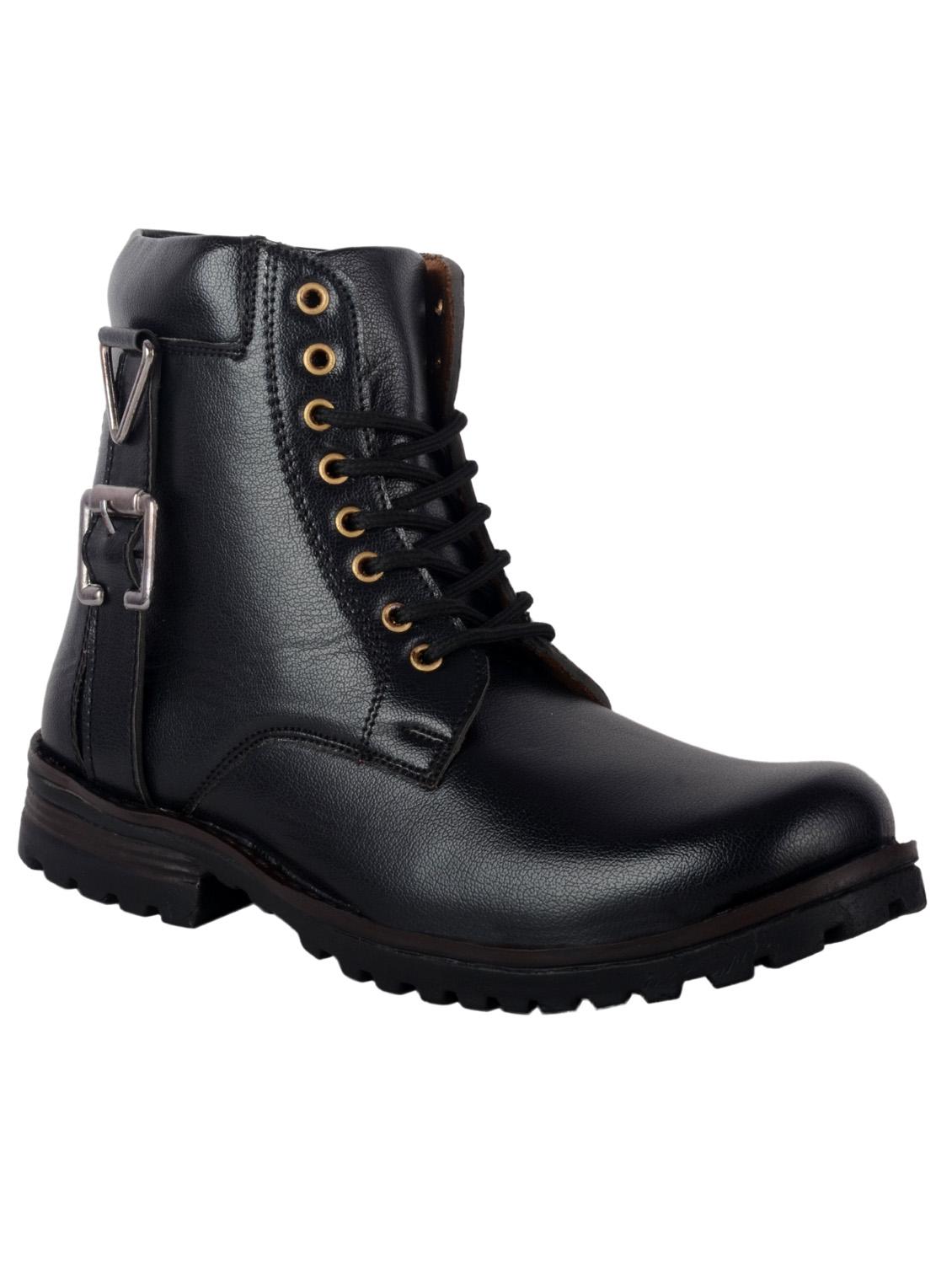 men black lace up boots - 20012192 - Zoom Image - 0