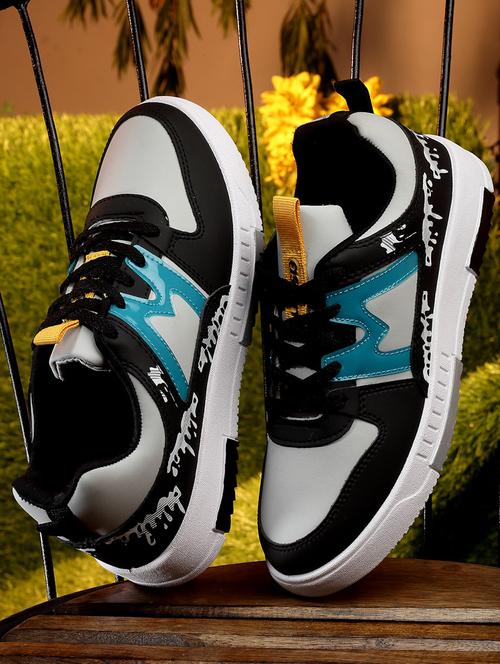 men color block lace up sneaker - 20012883 - Standard Image - 0